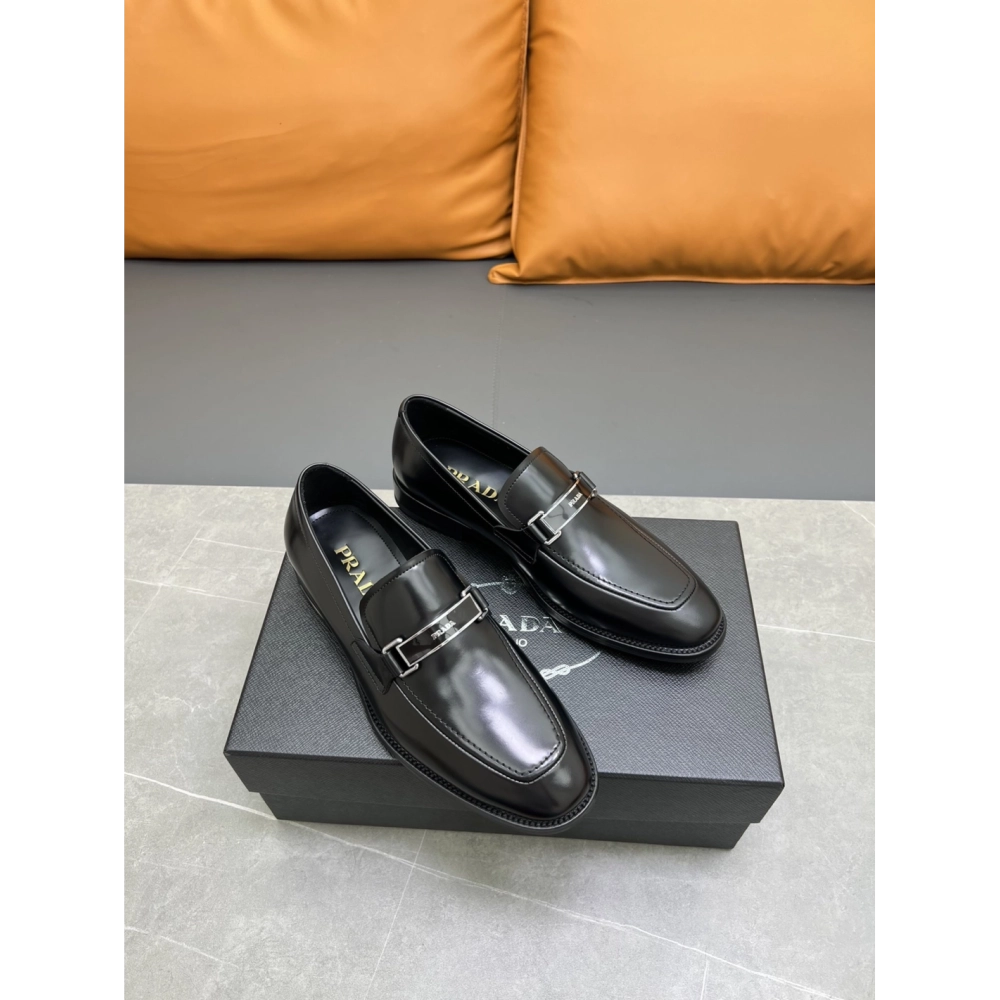 Prada leather shoes 007,PRADA SNEAKERS,Luxury Shoes