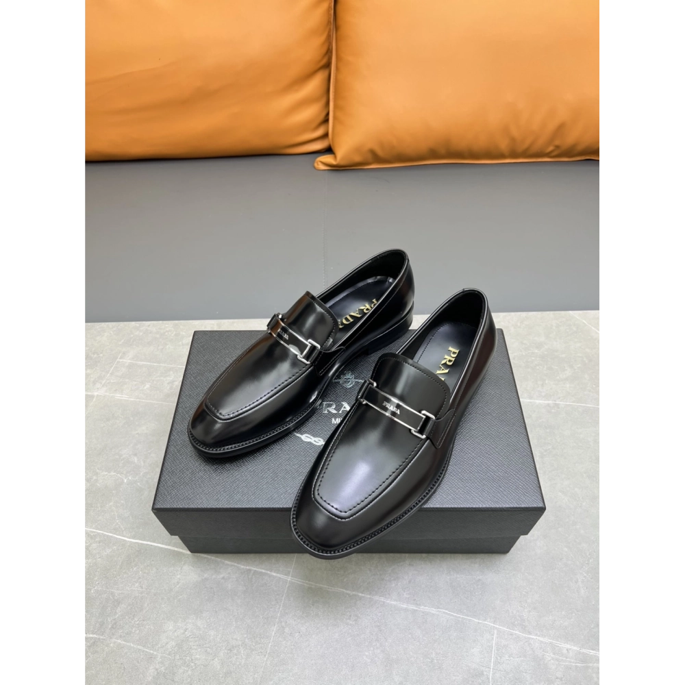 Prada leather shoes 007,PRADA SNEAKERS,Luxury Shoes