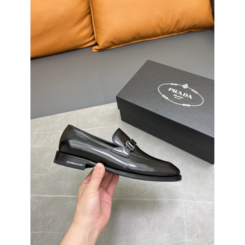 Prada leather shoes 007,PRADA SNEAKERS,Luxury Shoes