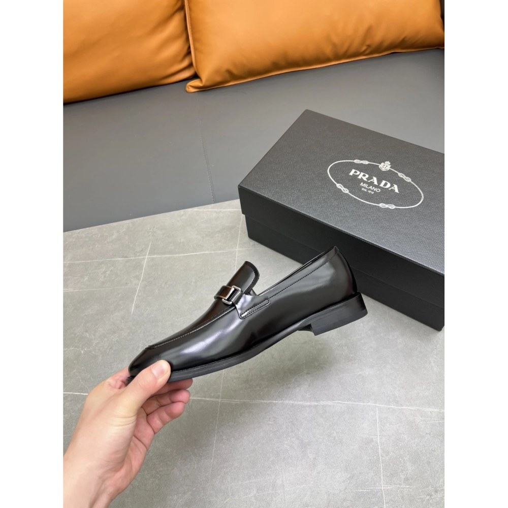 Prada leather shoes 007,PRADA SNEAKERS,Luxury Shoes