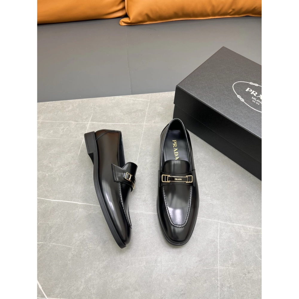 Prada leather shoes 008,PRADA SNEAKERS,Luxury Shoes