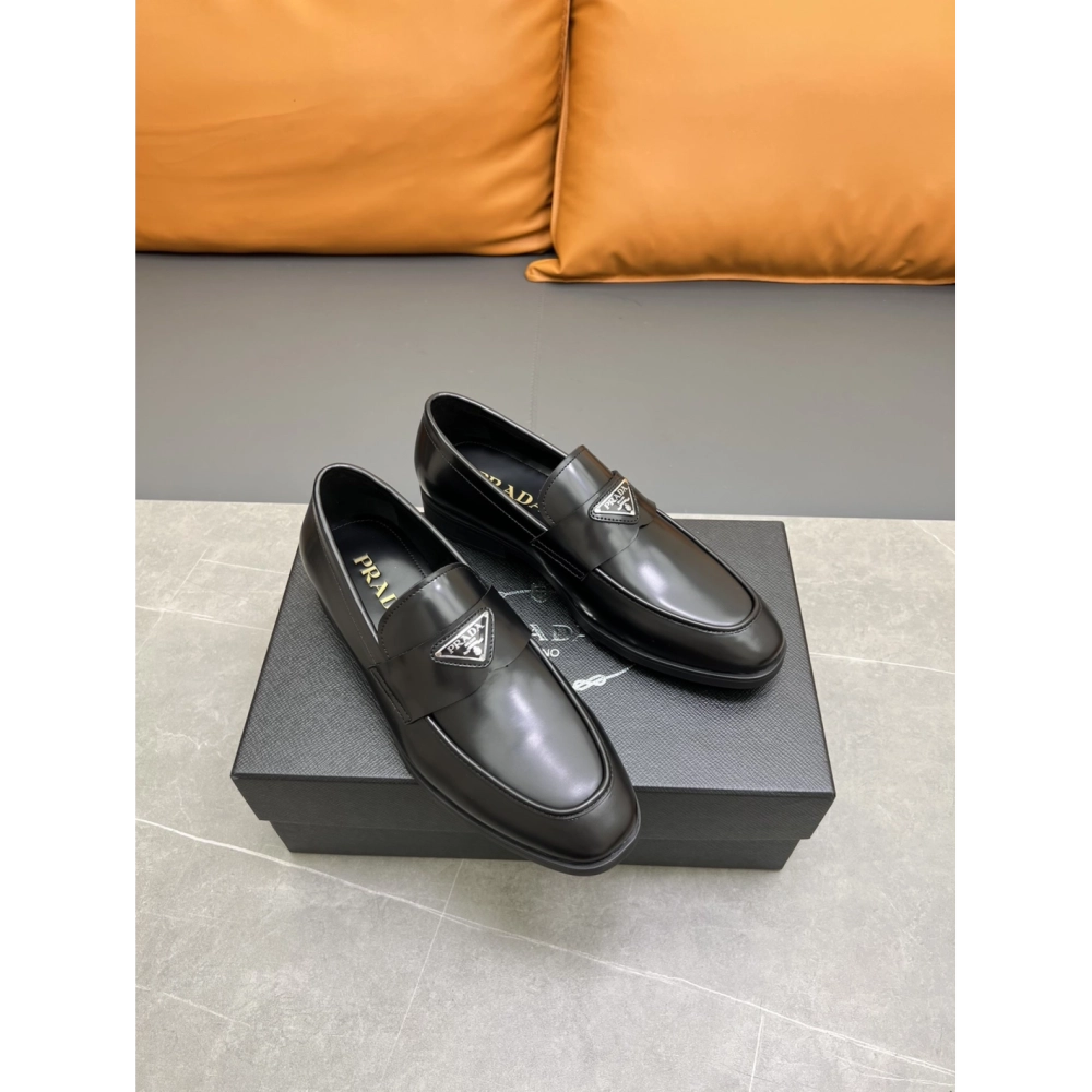 Prada leather shoes 010,PRADA SNEAKERS,Luxury Shoes