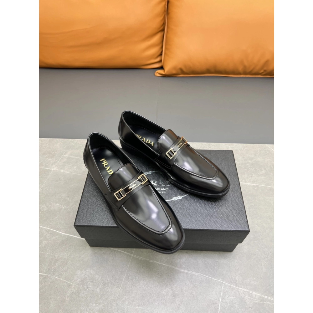Prada leather shoes 008,PRADA SNEAKERS,Luxury Shoes