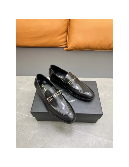 Prada leather shoes 008,PRADA SNEAKERS,Luxury Shoes