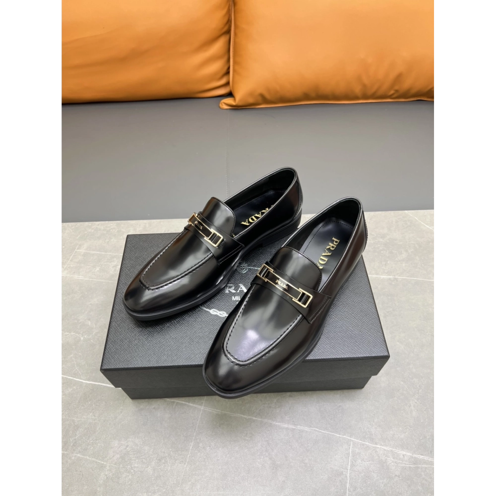 Prada leather shoes 008,PRADA SNEAKERS,Luxury Shoes
