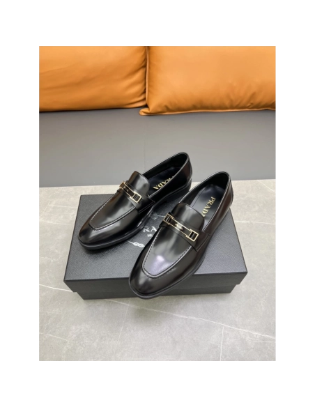 Prada leather shoes 008,PRADA SNEAKERS,Luxury Shoes