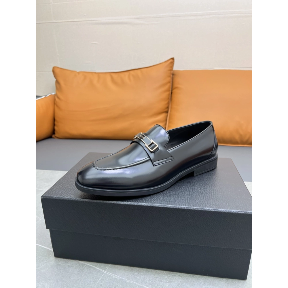 Prada leather shoes 008,PRADA SNEAKERS,Luxury Shoes