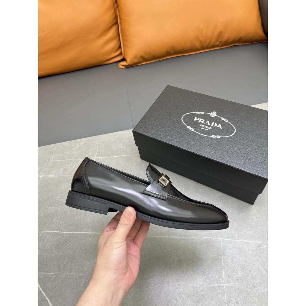 Prada leather shoes 008,PRADA SNEAKERS,Luxury Shoes