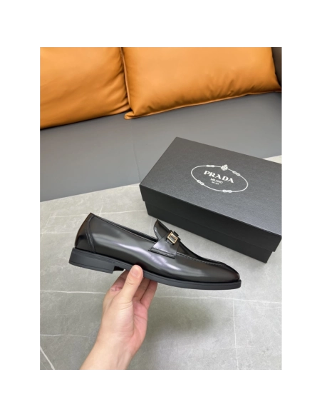 Prada leather shoes 008,PRADA SNEAKERS,Luxury Shoes