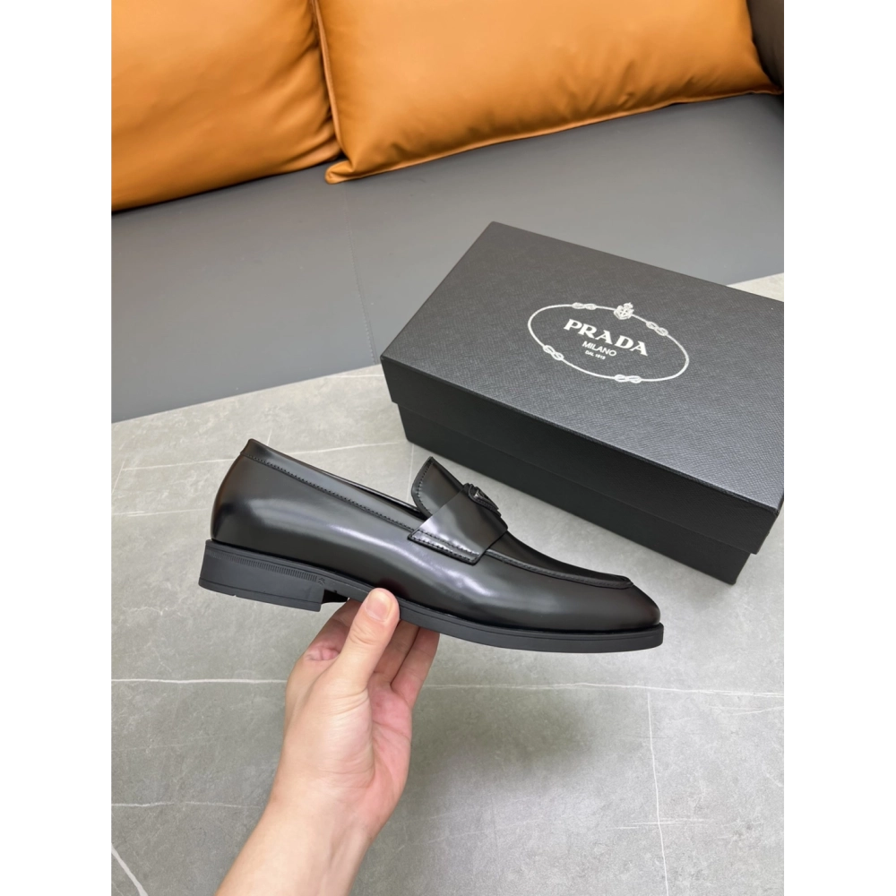 Prada leather shoes 010,PRADA SNEAKERS,Luxury Shoes