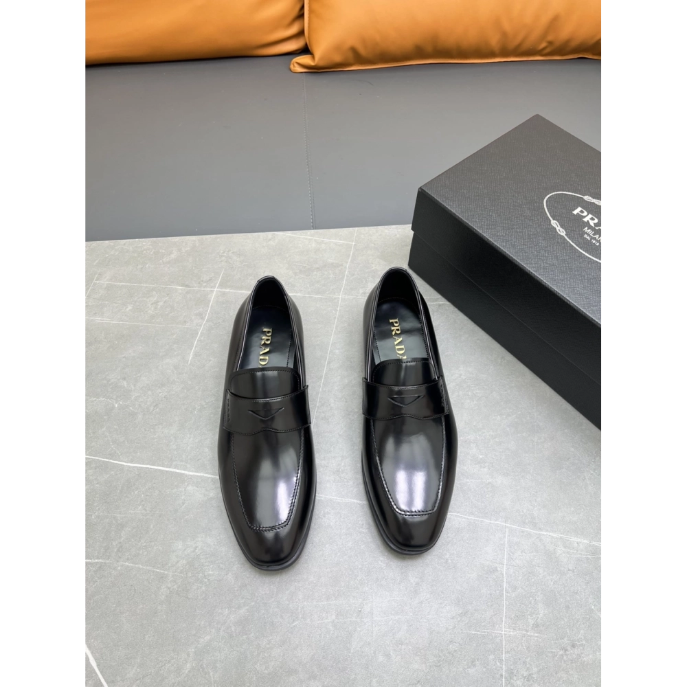 Prada leather shoes 009,PRADA SNEAKERS,Luxury Shoes
