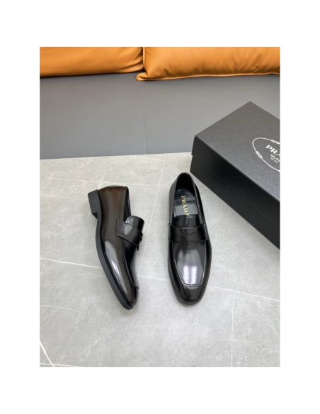 Prada leather shoes 009,PRADA SNEAKERS,Luxury Shoes
