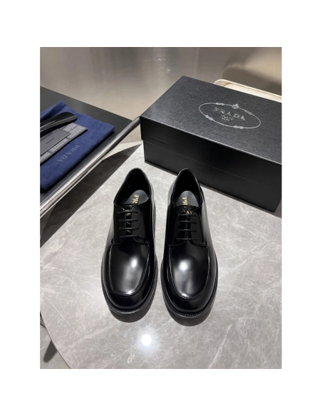 Prada leather shoes 011,PRADA SNEAKERS,Luxury Shoes