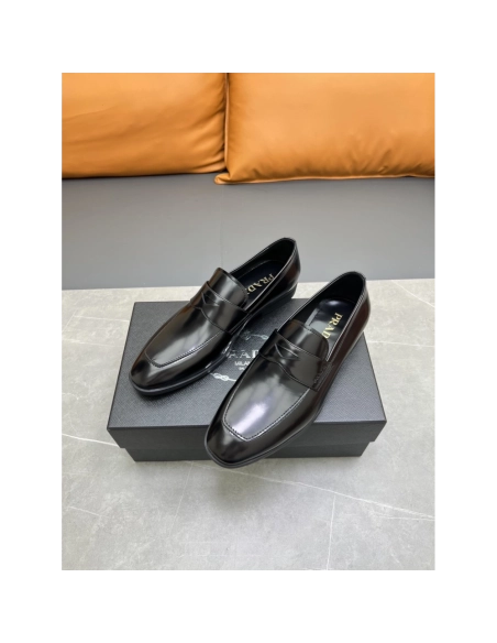 Prada leather shoes 009,PRADA SNEAKERS,Luxury Shoes