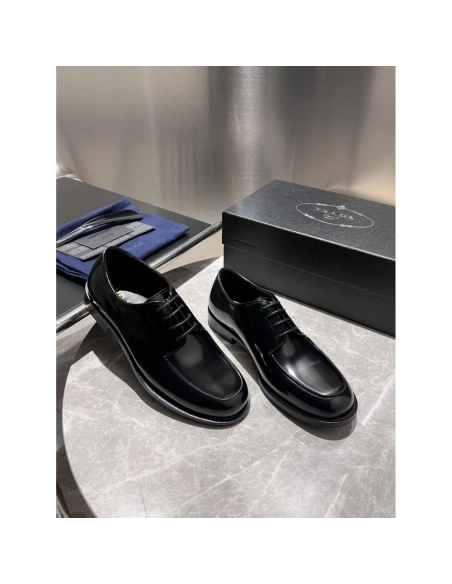 Prada leather shoes 011,PRADA SNEAKERS,Luxury Shoes