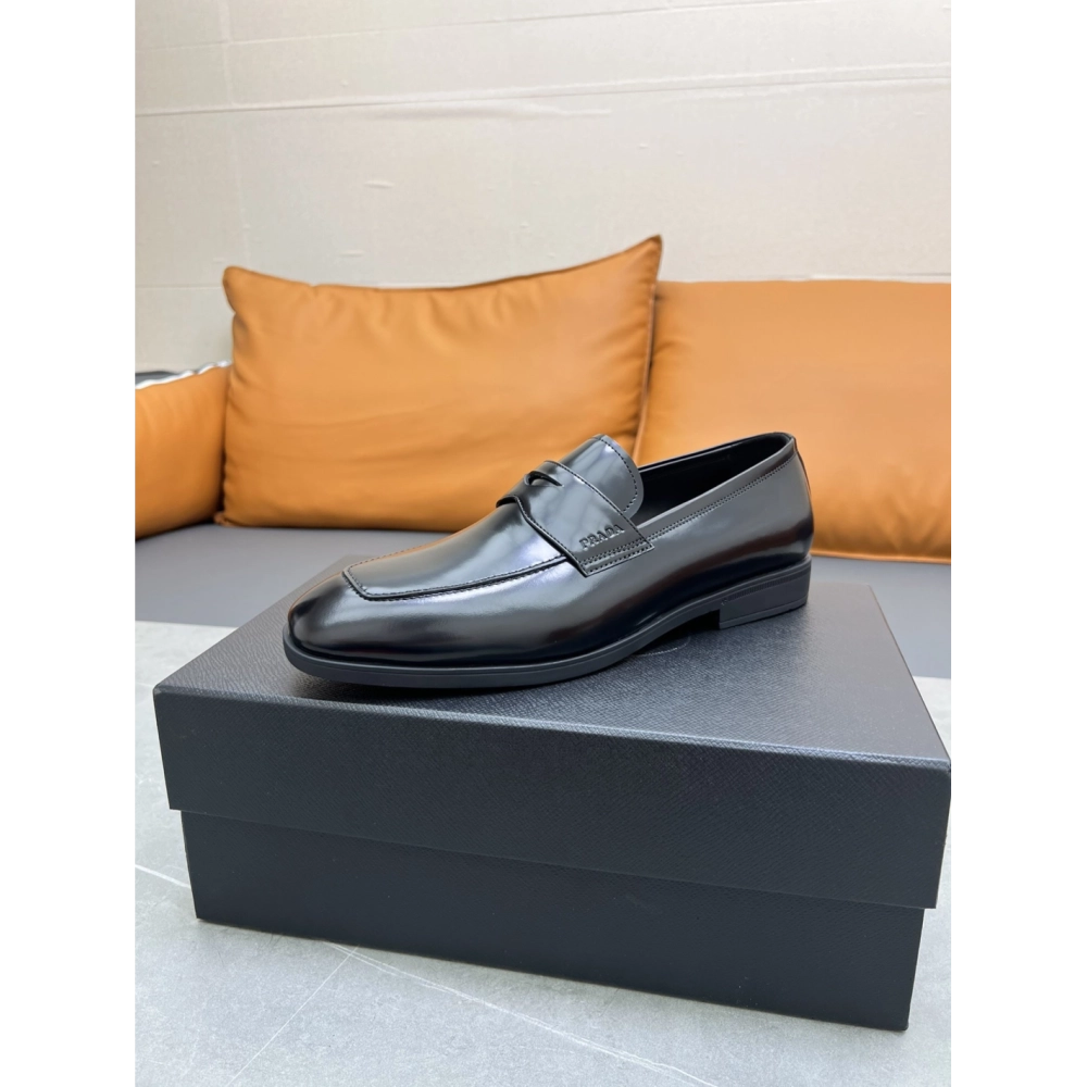 Prada leather shoes 009,PRADA SNEAKERS,Luxury Shoes