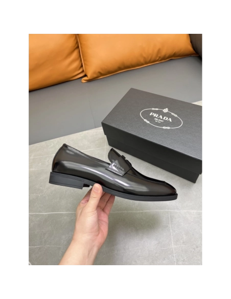 Prada leather shoes 009,PRADA SNEAKERS,Luxury Shoes