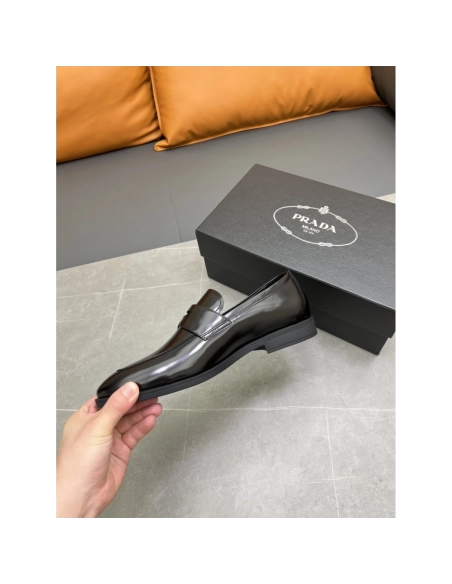 Prada leather shoes 009,PRADA SNEAKERS,Luxury Shoes