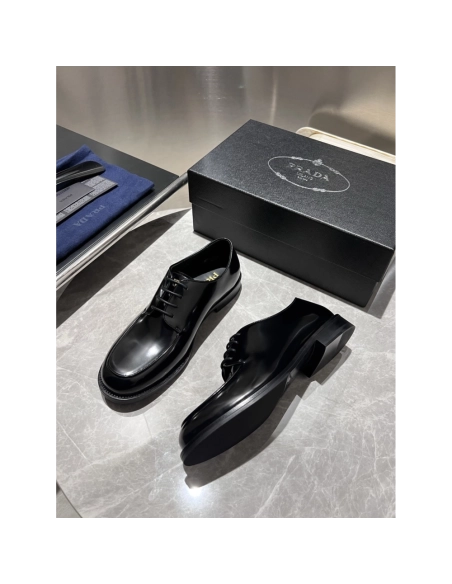 Prada leather shoes 011,PRADA SNEAKERS,Luxury Shoes