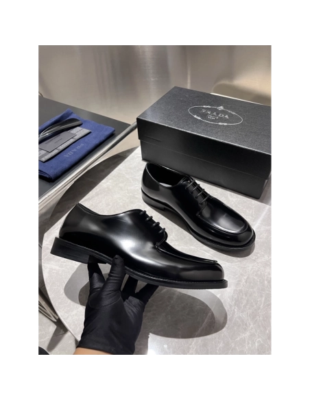 Prada leather shoes 011,PRADA SNEAKERS,Luxury Shoes