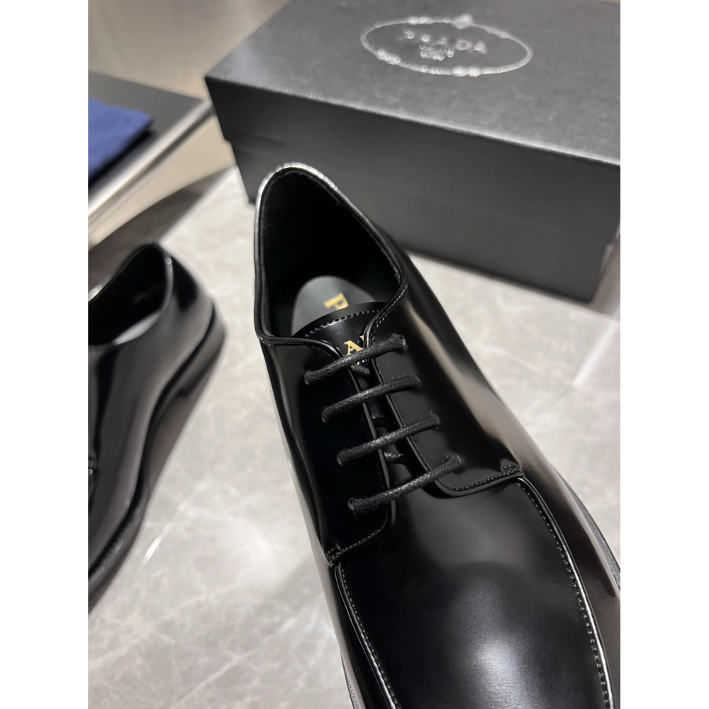 Prada leather shoes 011,PRADA SNEAKERS,Luxury Shoes