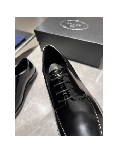 Prada leather shoes 011,PRADA SNEAKERS,Luxury Shoes