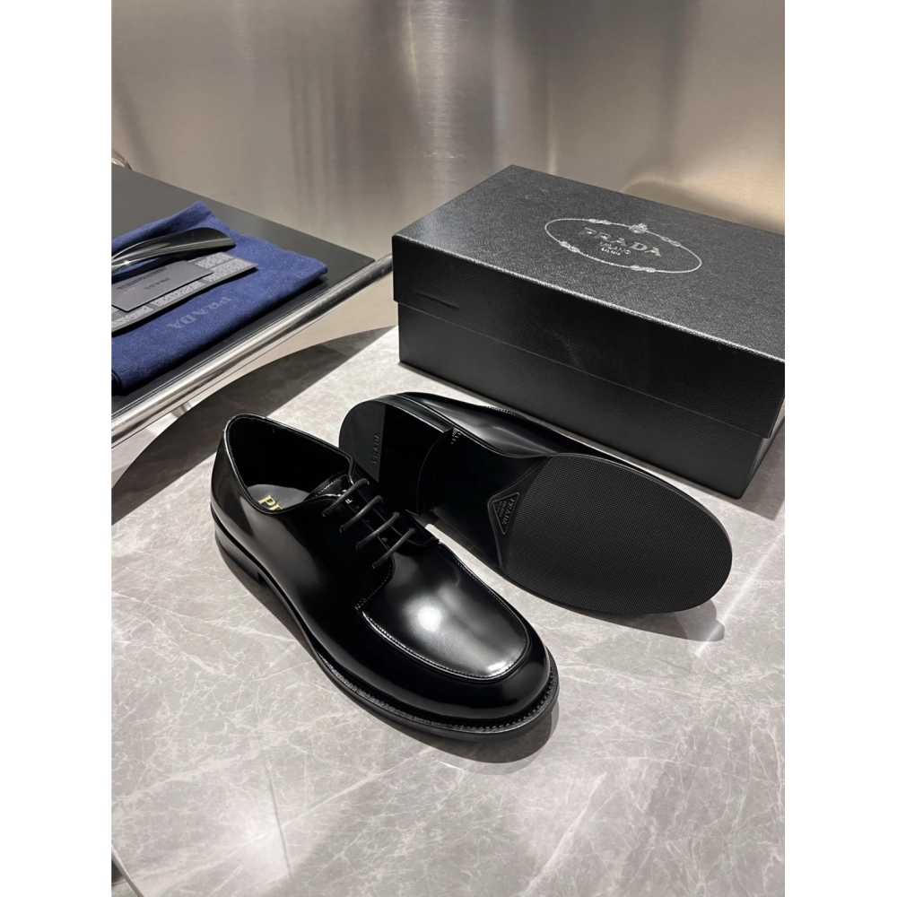 Prada leather shoes 011,PRADA SNEAKERS,Luxury Shoes