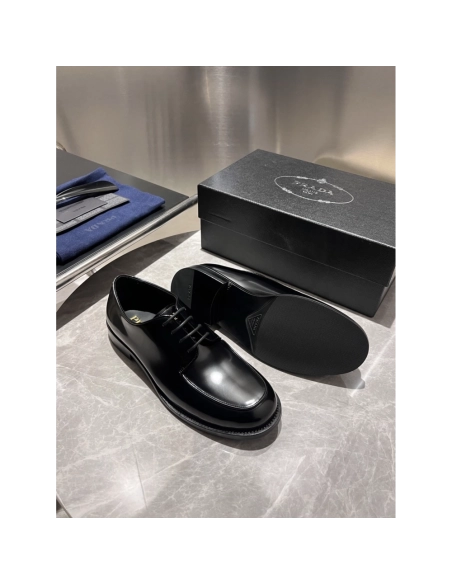 Prada leather shoes 011,PRADA SNEAKERS,Luxury Shoes