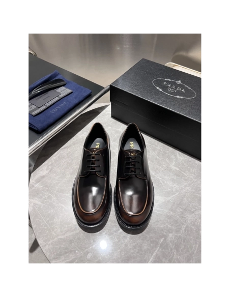 Prada leather shoes 012,PRADA SNEAKERS,Luxury Shoes