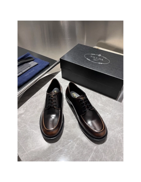 Prada leather shoes 012,PRADA SNEAKERS,Luxury Shoes