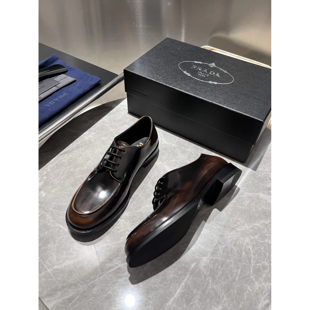 Prada leather shoes 012,PRADA SNEAKERS,Luxury Shoes