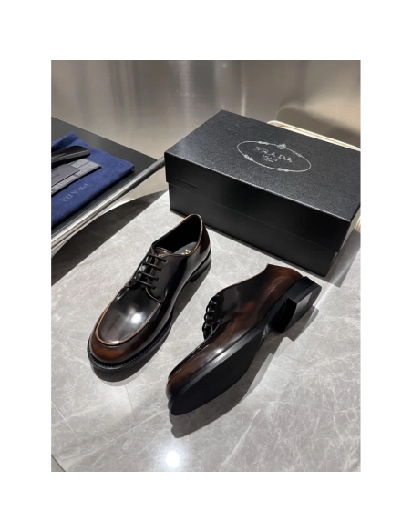 Prada leather shoes 012,PRADA SNEAKERS,Luxury Shoes