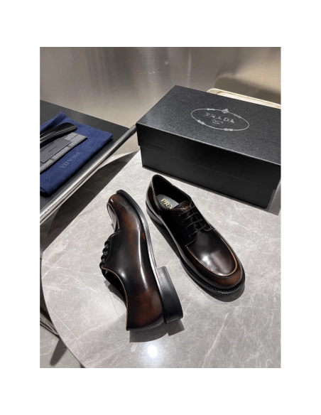 Prada leather shoes 012,PRADA SNEAKERS,Luxury Shoes