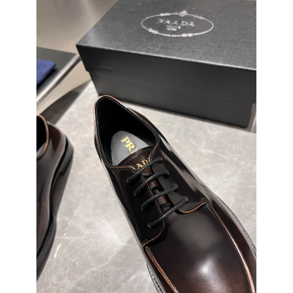 Prada leather shoes 012,PRADA SNEAKERS,Luxury Shoes