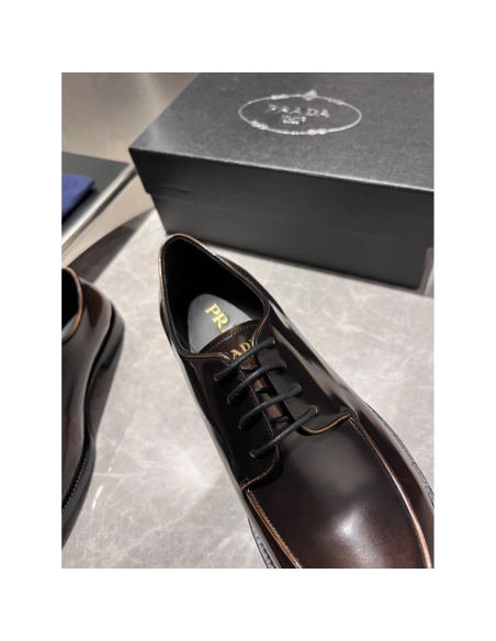Prada leather shoes 012,PRADA SNEAKERS,Luxury Shoes