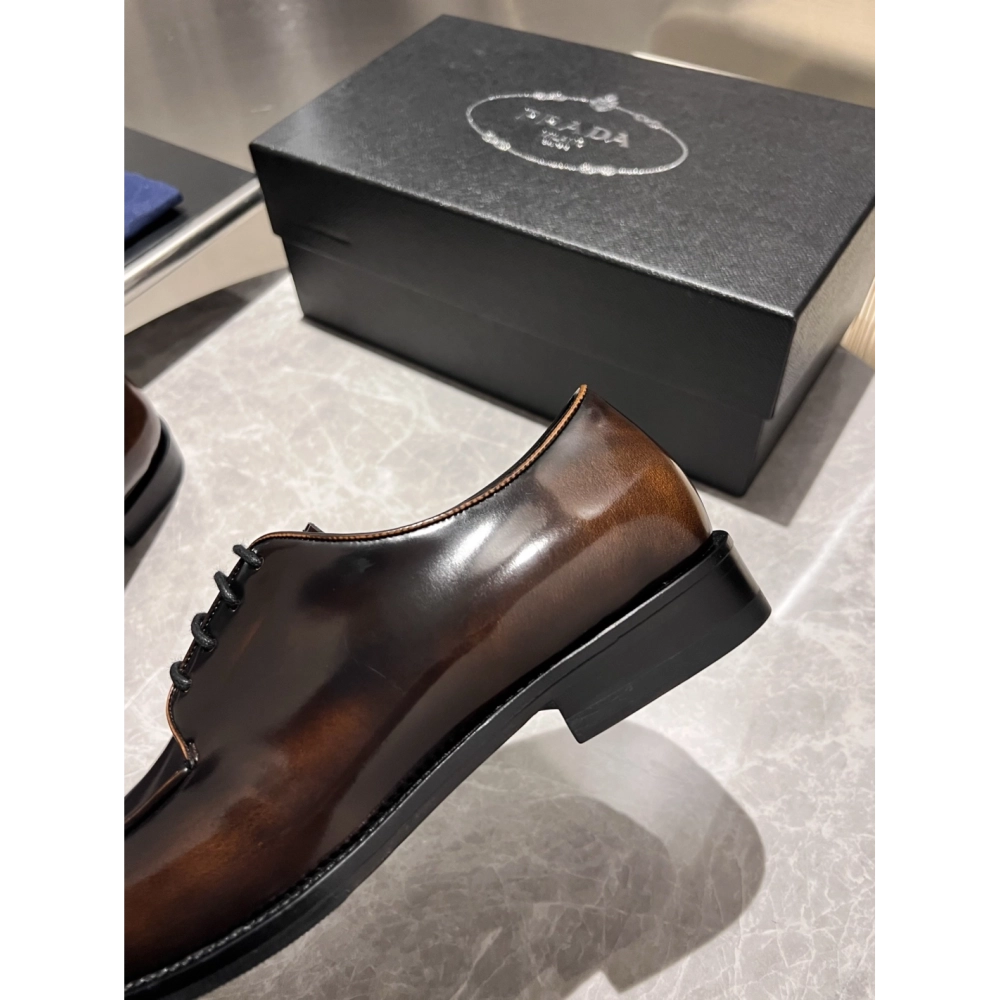 Prada leather shoes 012,PRADA SNEAKERS,Luxury Shoes