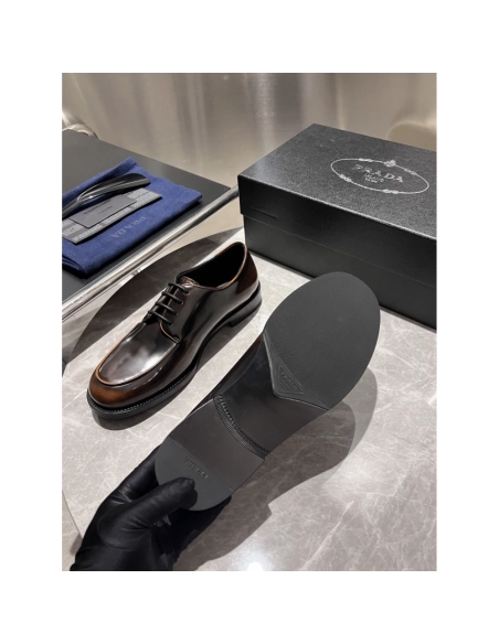 Prada leather shoes 012,PRADA SNEAKERS,Luxury Shoes