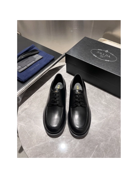 Prada leather shoes 013,PRADA SNEAKERS,Luxury Shoes