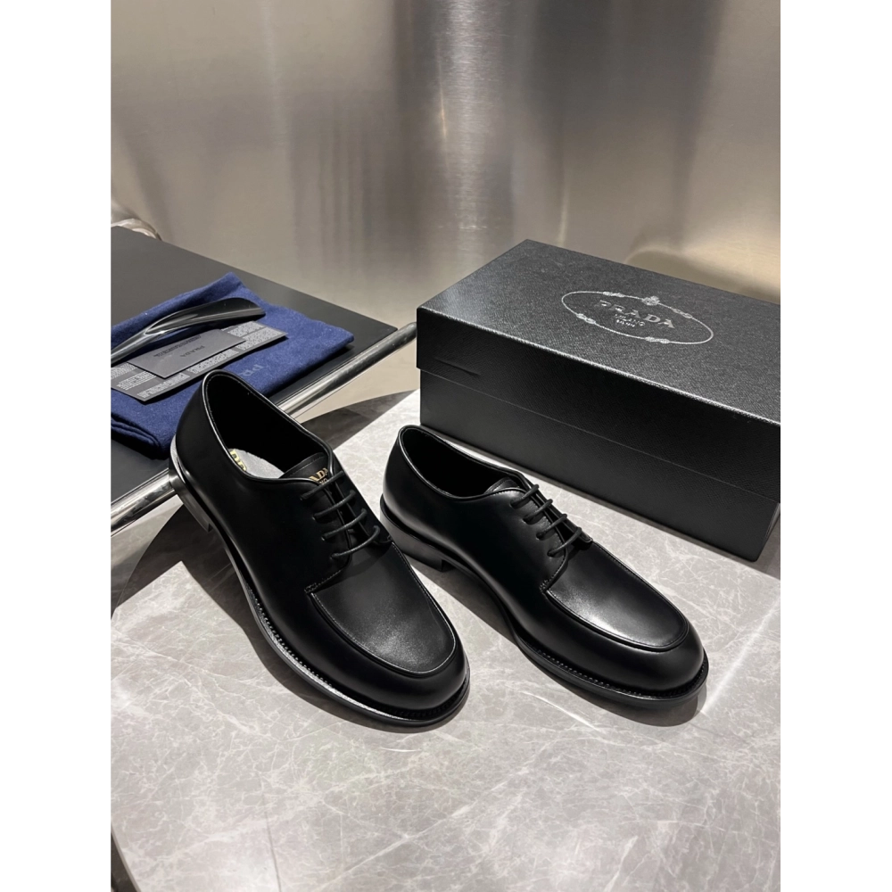 Prada leather shoes 013,PRADA SNEAKERS,Luxury Shoes