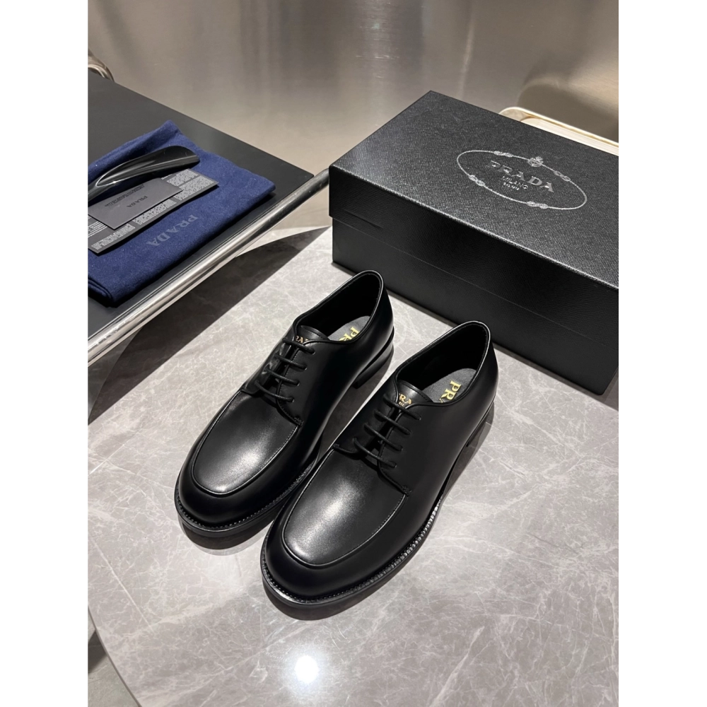 Prada leather shoes 013,PRADA SNEAKERS,Luxury Shoes