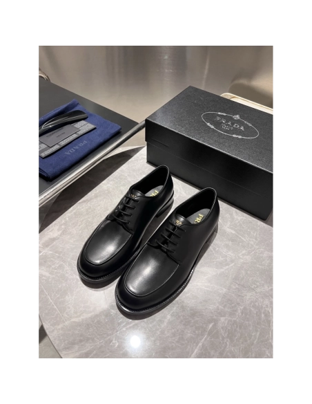 Prada leather shoes 013,PRADA SNEAKERS,Luxury Shoes