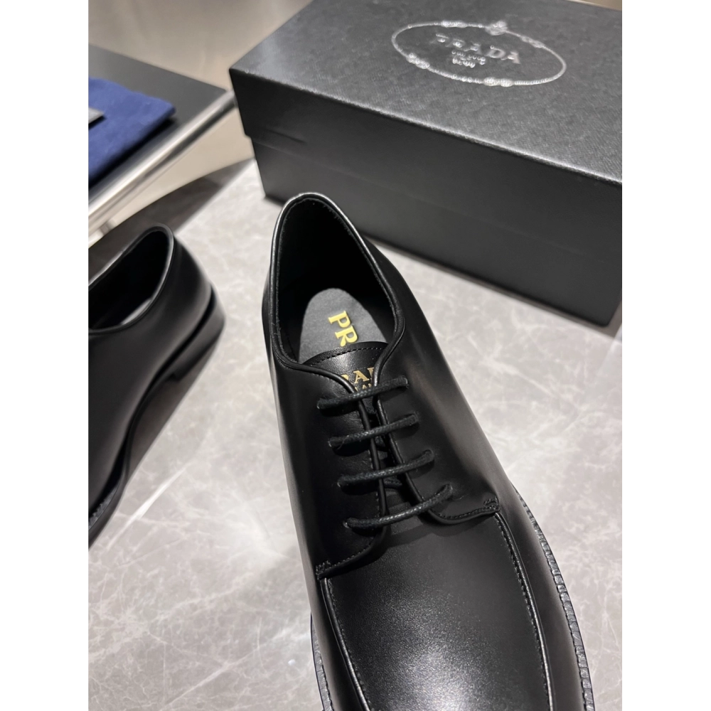 Prada leather shoes 013,PRADA SNEAKERS,Luxury Shoes