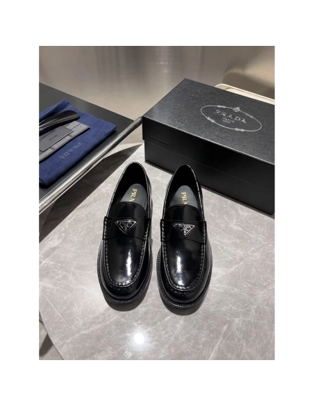 Prada leather shoes 014,PRADA SNEAKERS,Luxury Shoes