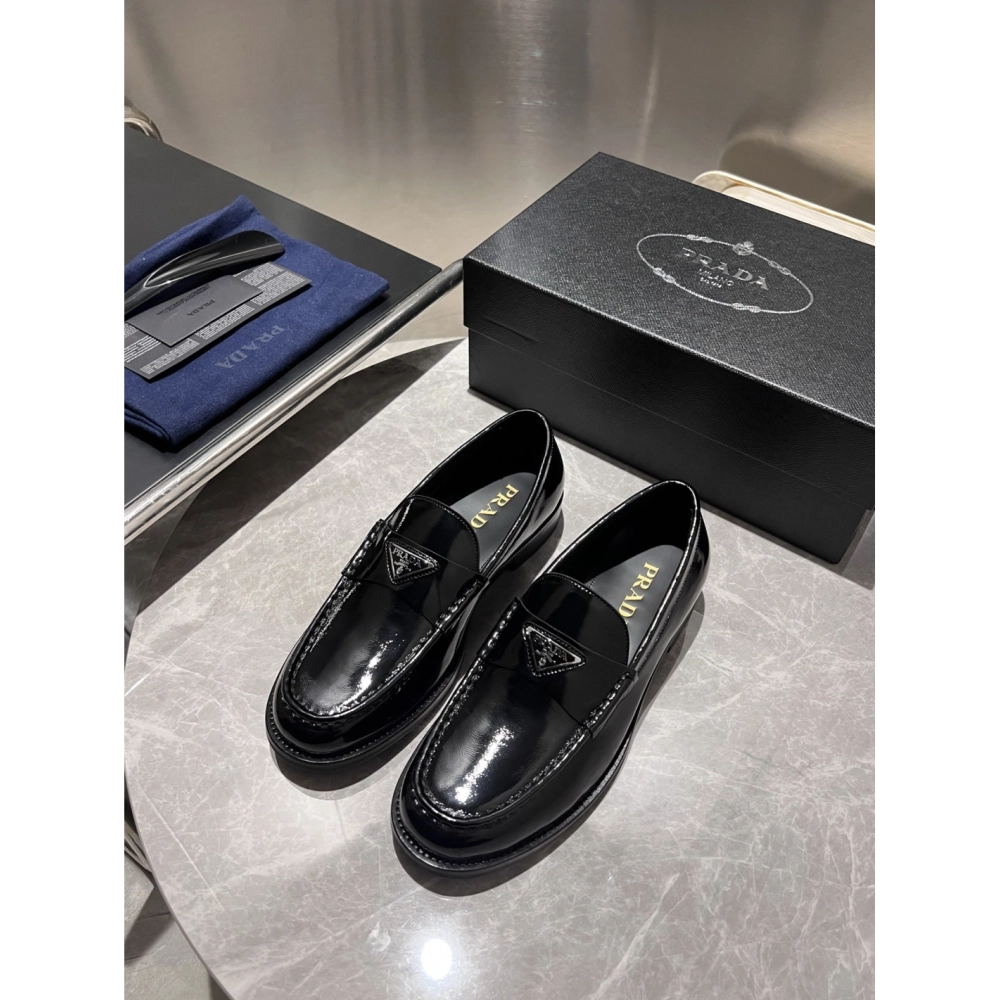Prada leather shoes 014,PRADA SNEAKERS,Luxury Shoes