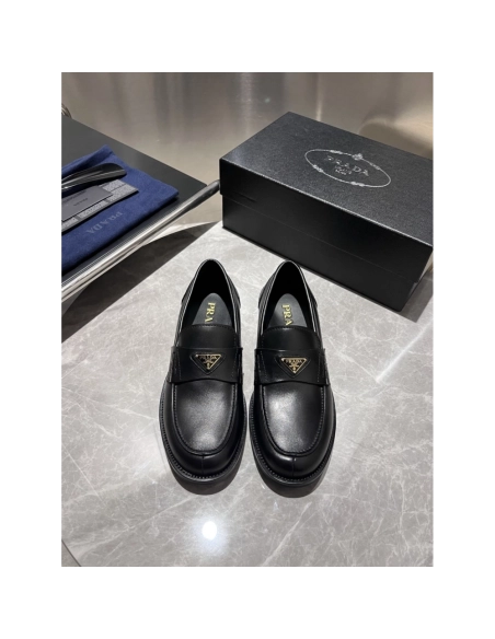 Prada leather shoes 018,PRADA SNEAKERS,Luxury Shoes