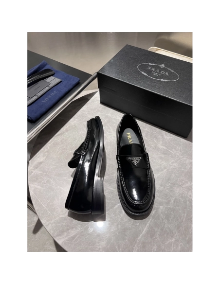Prada leather shoes 014,PRADA SNEAKERS,Luxury Shoes