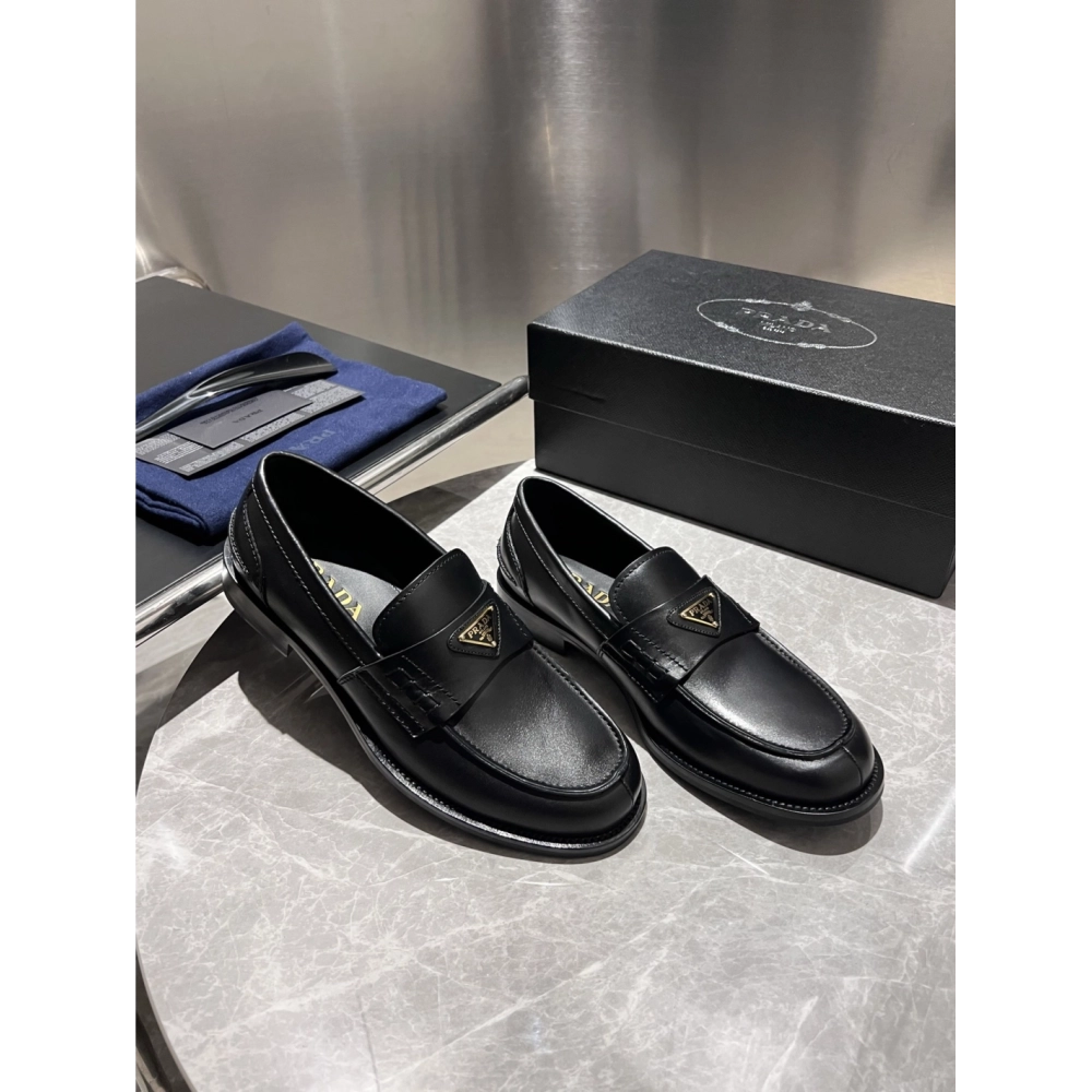 Prada leather shoes 018,PRADA SNEAKERS,Luxury Shoes