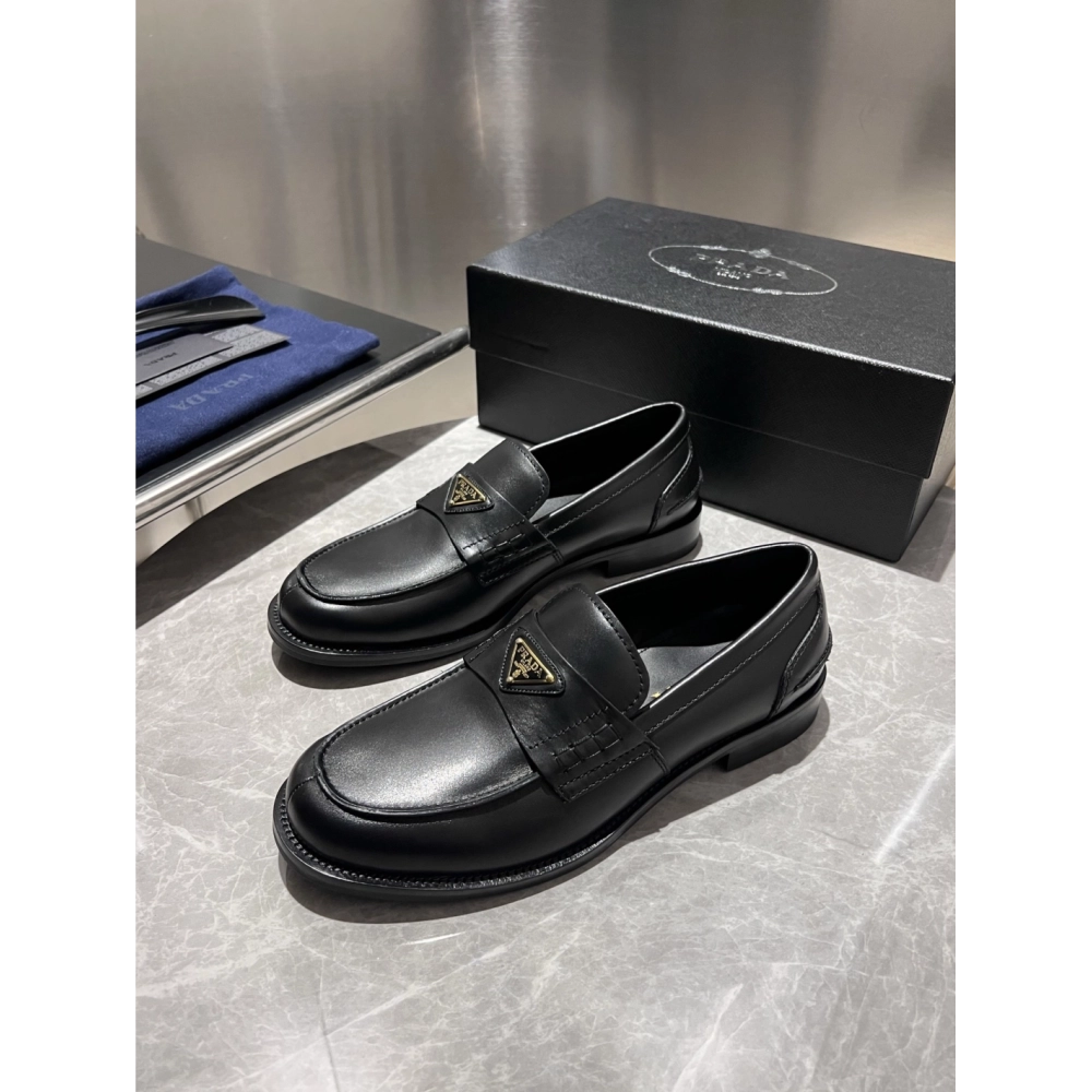 Prada leather shoes 018,PRADA SNEAKERS,Luxury Shoes