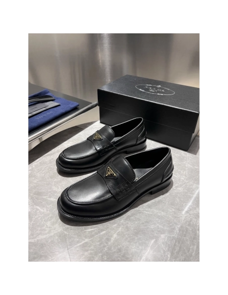 Prada leather shoes 018,PRADA SNEAKERS,Luxury Shoes