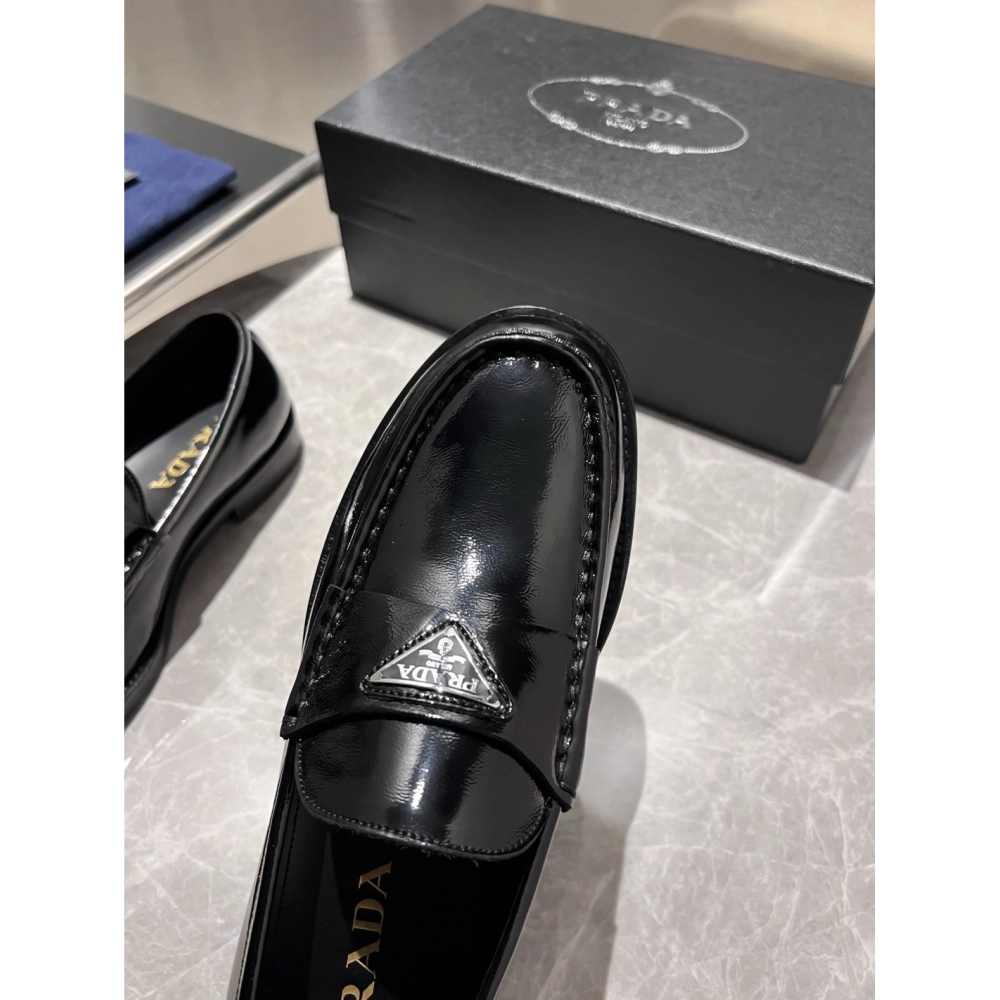 Prada leather shoes 014,PRADA SNEAKERS,Luxury Shoes